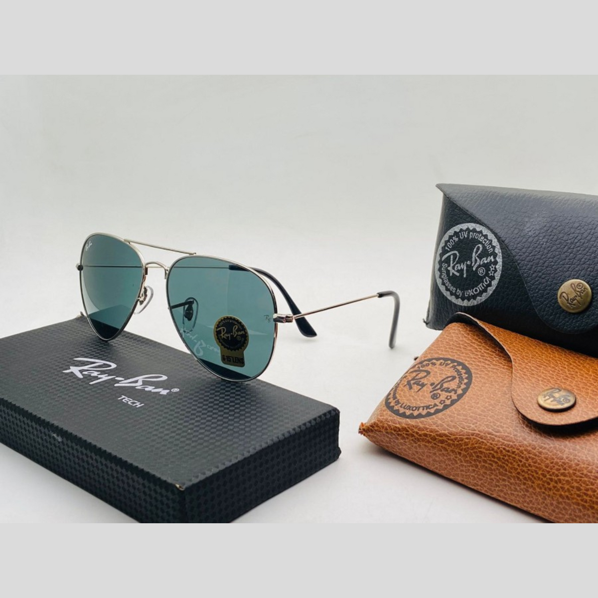 RAY-BAN All Season Special Men Women 7A Quality B2 3026 Aviator Causal Vintage Sunglasses For Unisex. ( A1-3025/26 Mm )