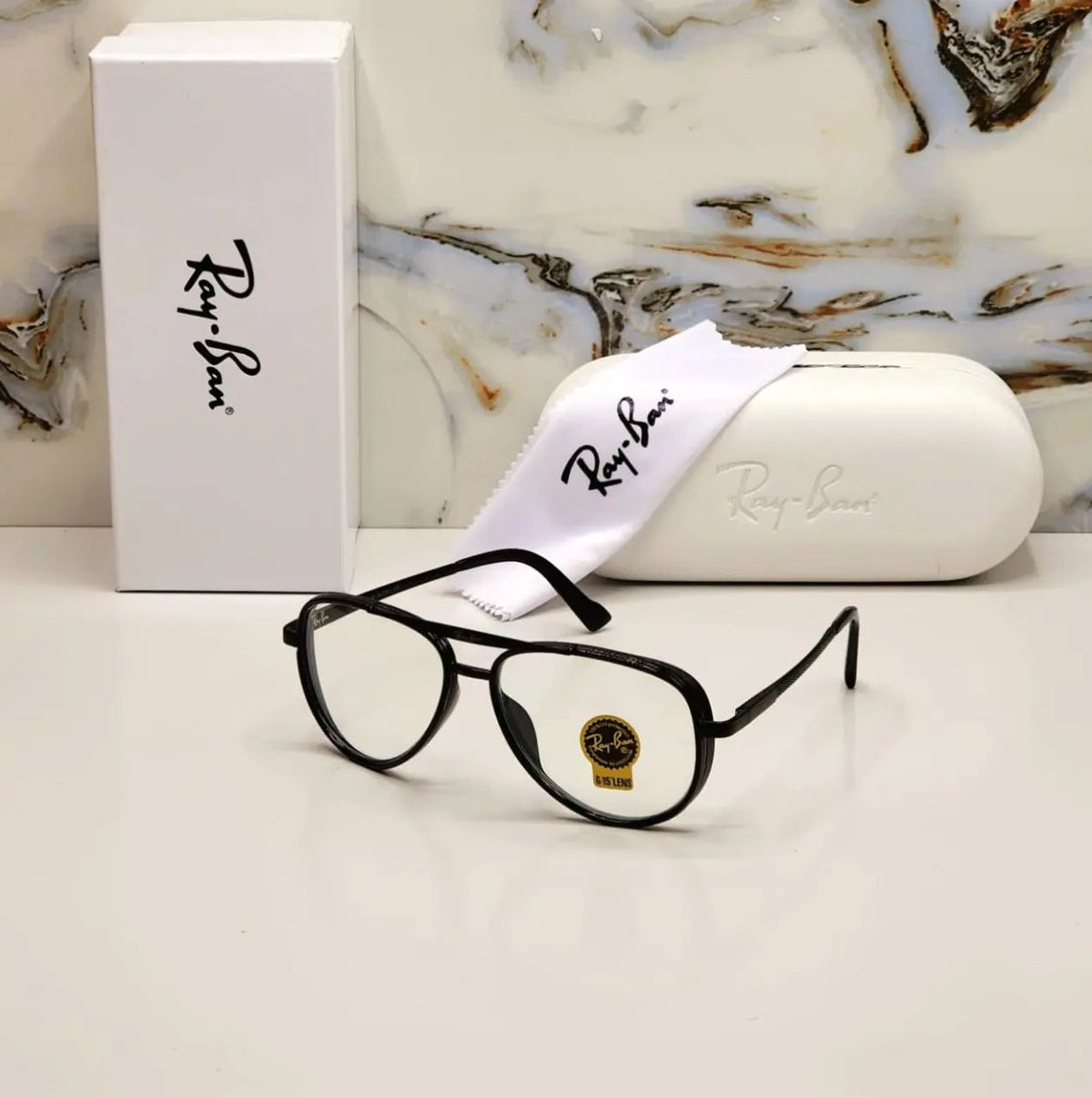 RAY-BAN New Fancy Men's Oval Side Cap Metal Frame Trendy Hot Favourite Wintage Sunglass For Unisex.